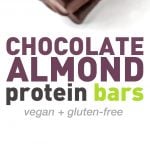 Vegan Almond Chocolate Protein Bars