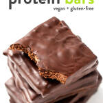 Chocolate Almond Protein Bars (Vegan + GF!)