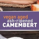 Vegan Ash-Ripened Camembert