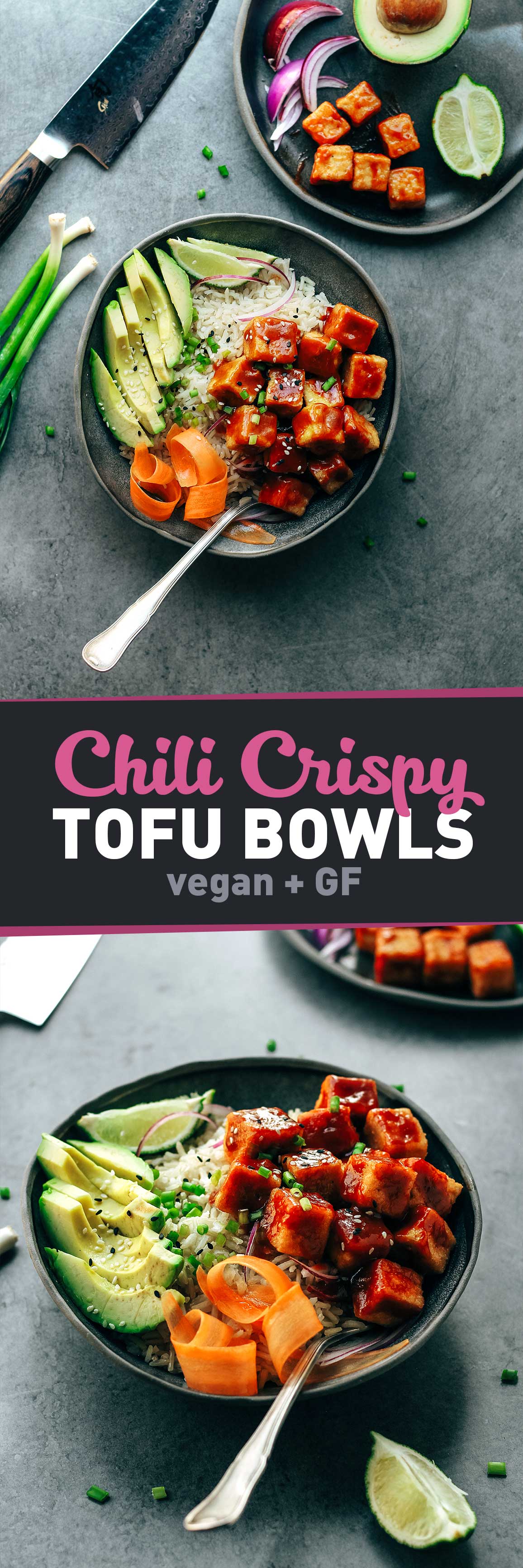 Chili Crispy Tofu Bowls