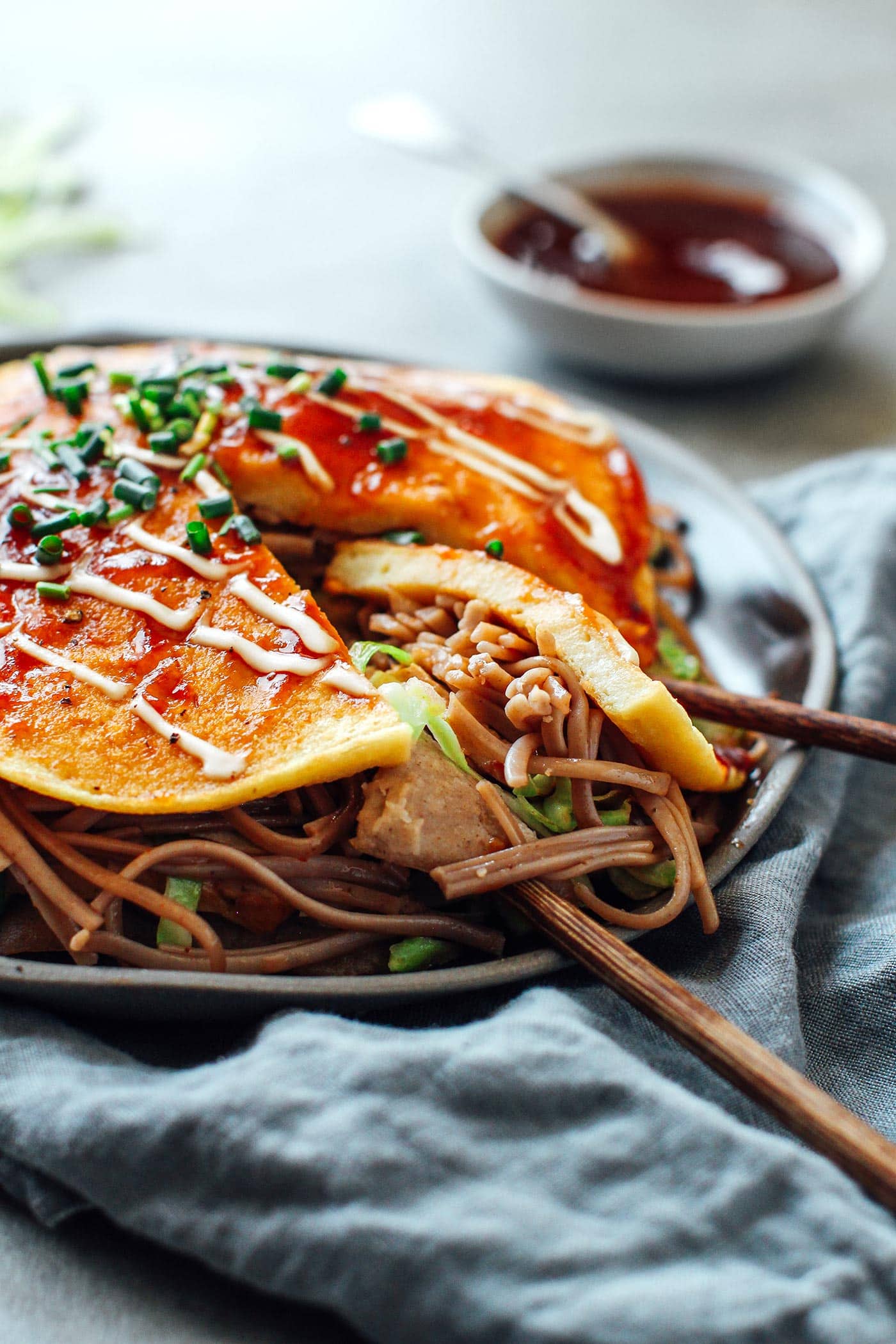 Vegan Hiroshima-Style Okonomiyaki