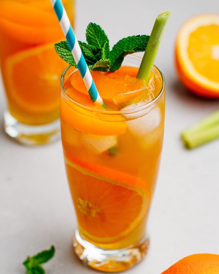Peach, Orange & Lemongrass Iced Tea