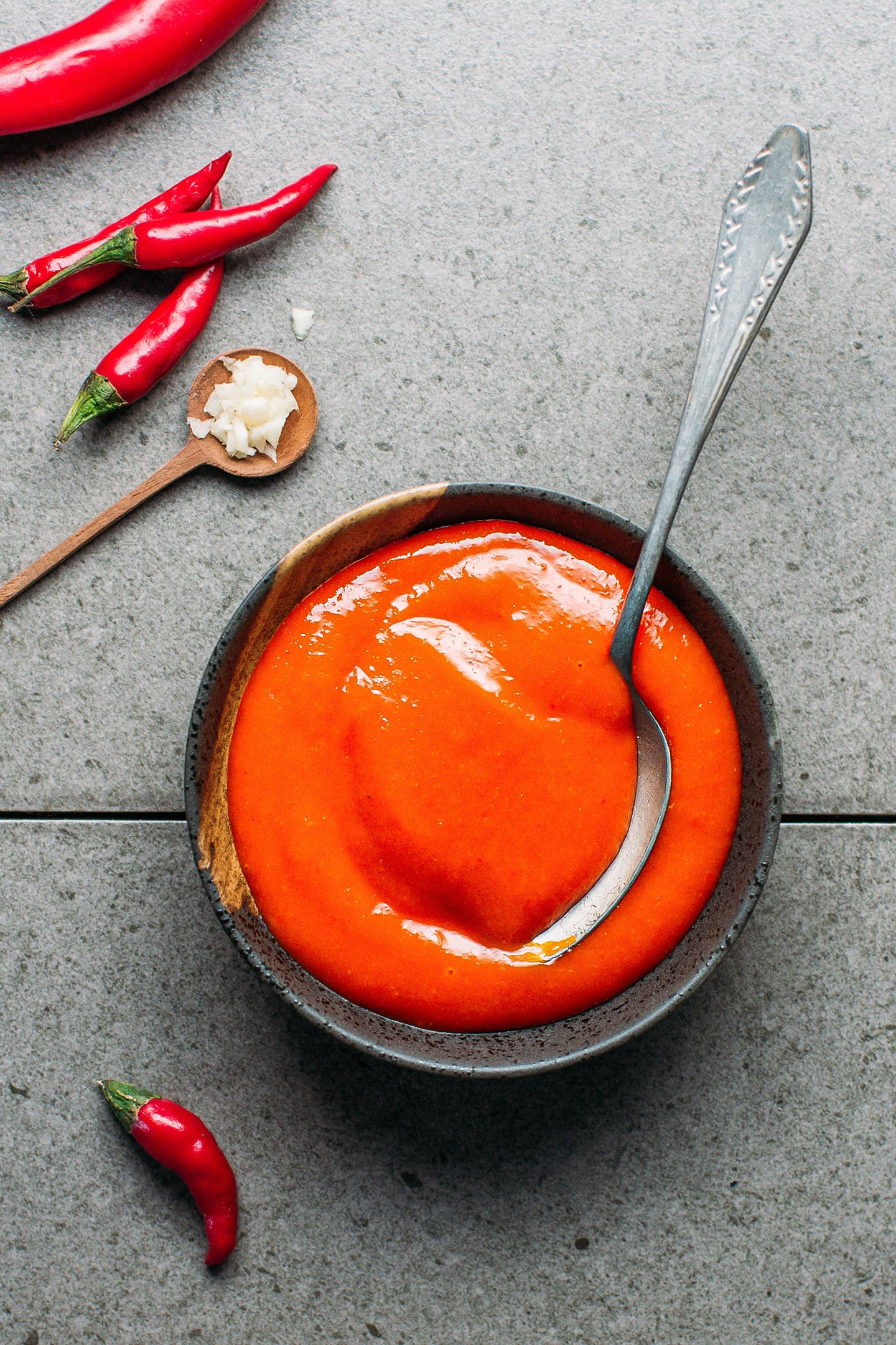 Sweet Chili Sauce in a small serving bowl.