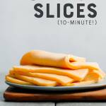 Vegan Cheese Slices (10-Minute!)