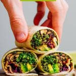 Vegan Pesto Quinoa Wraps