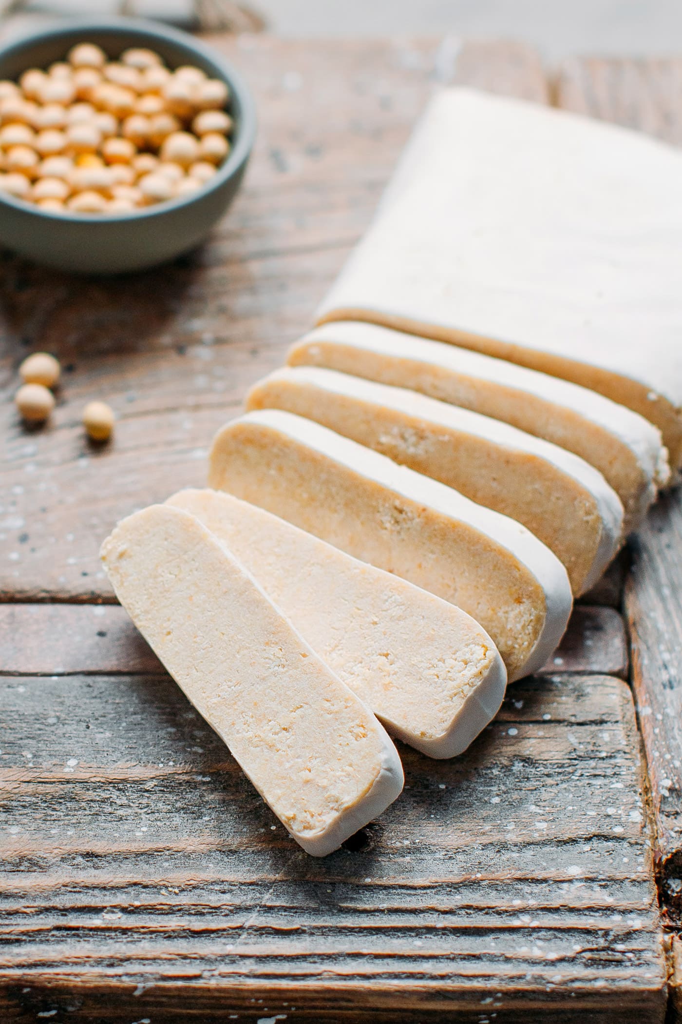 Okara Tempeh + Homemade Soy Milk