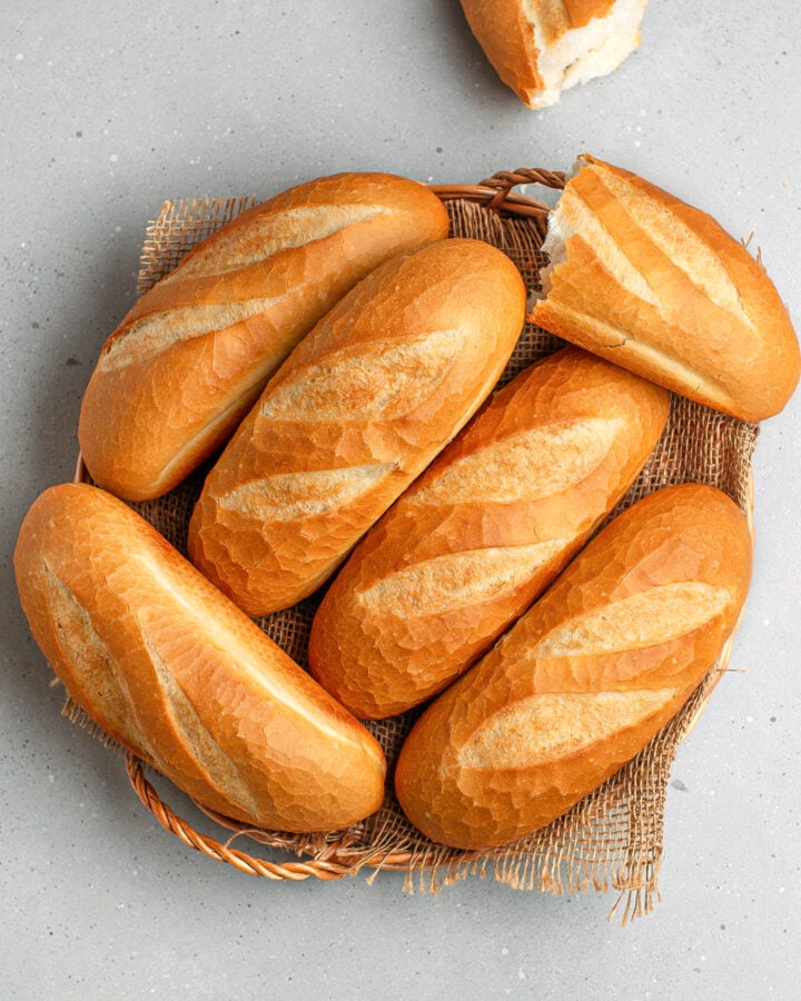Authentic Banh Mi Bread (Vietnamese Baguette)