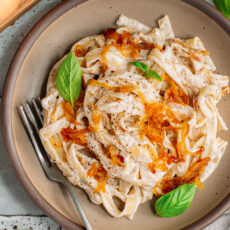 Creamy Caramelized Onion Pasta
