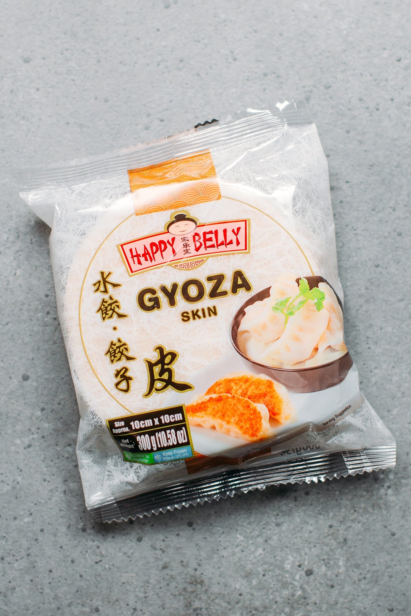 Gyoza wrappers.