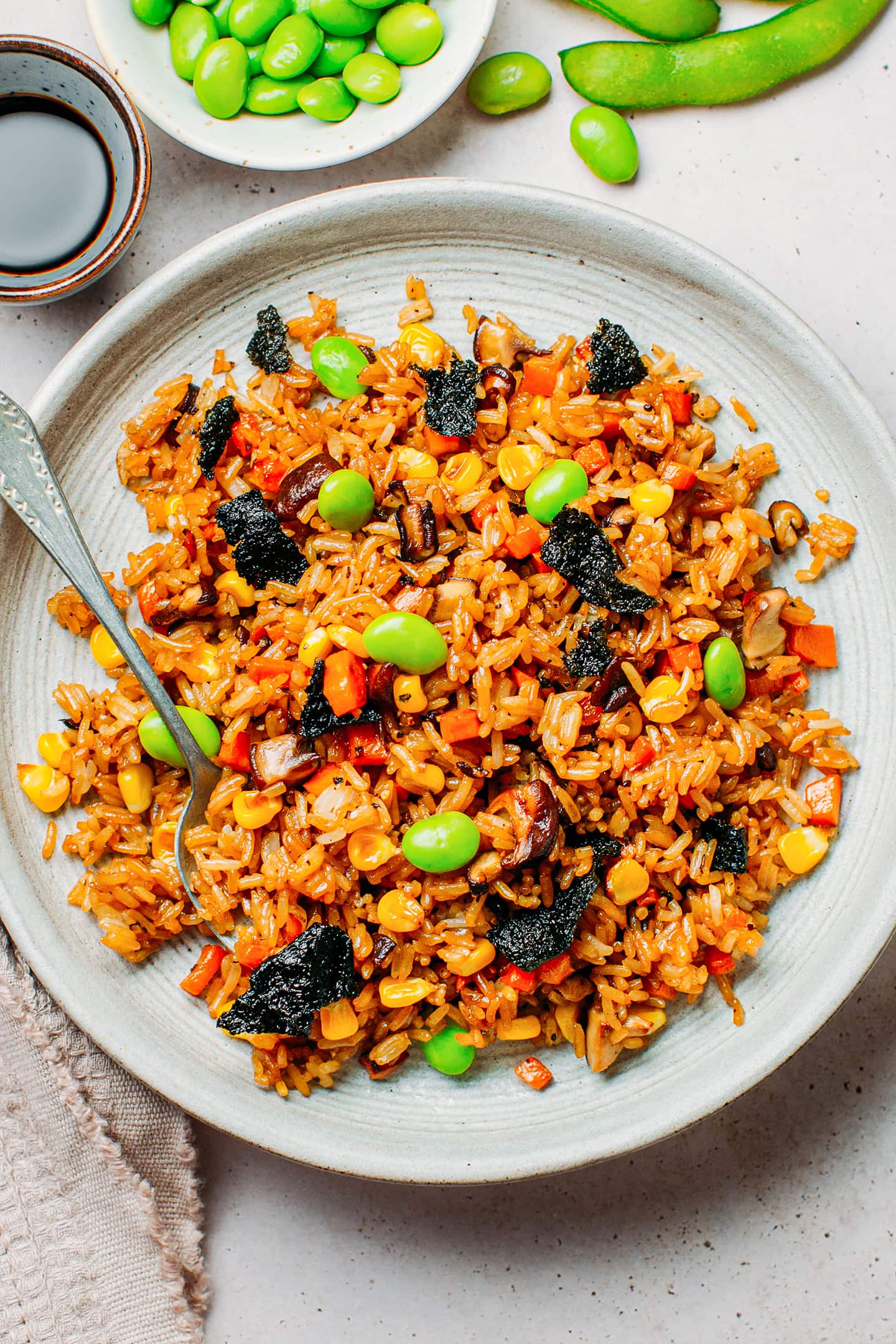 Seaweed & Edamame Fried Rice