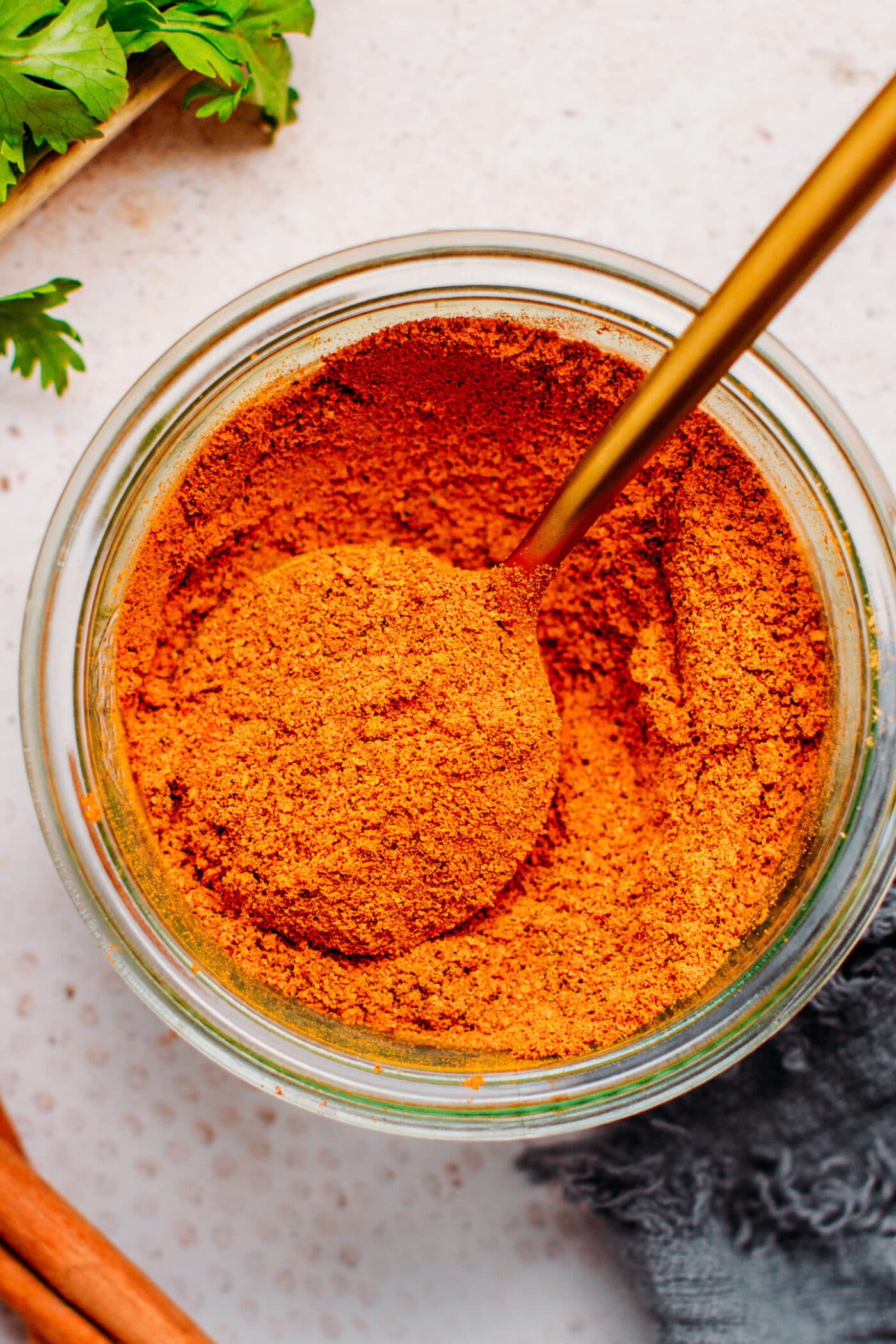 Close up of Vietnamese curry powder.
