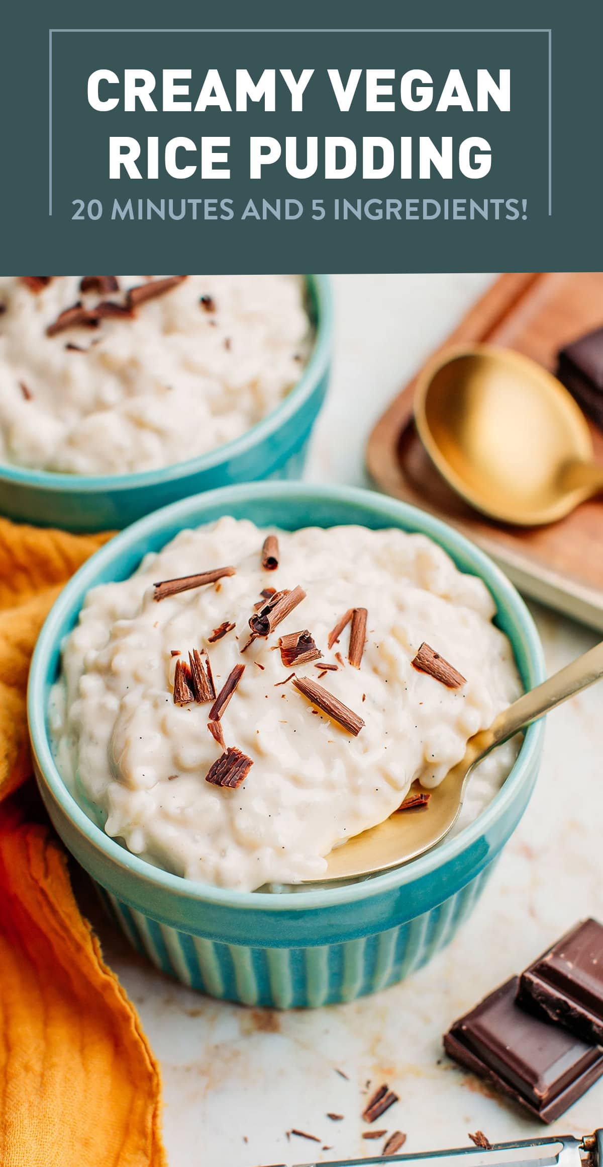 This vegan rice pudding is irresistibly creamy, not overly sweet, and flavored with plenty of vanilla! A classic, family-friendly dessert that requires affordable and easy-to-find ingredients. Plant-based and just 20 minutes! #ricepudding #vegandessert