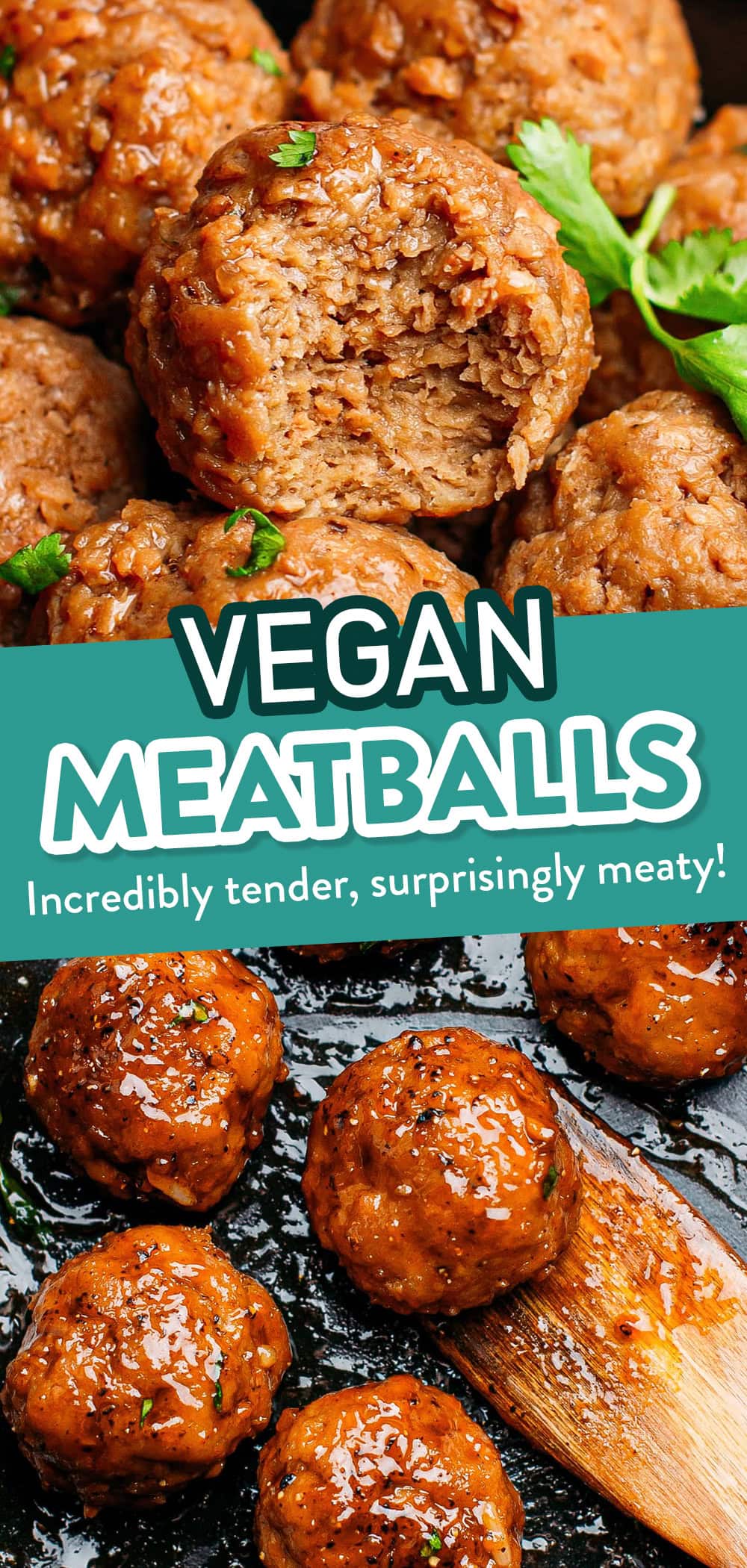 Introducing the best vegan meatballs! Incredibly tender, surprisingly meaty, and subtly smoky, these plant-based meatballs are mindblowing! Serve them with pasta and marinara sauce, use them in stews or soups, or simmer them in your favorite gravy! #meatballs #vegan