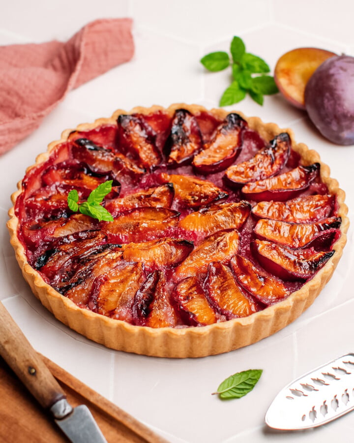 Easy Plum Tart