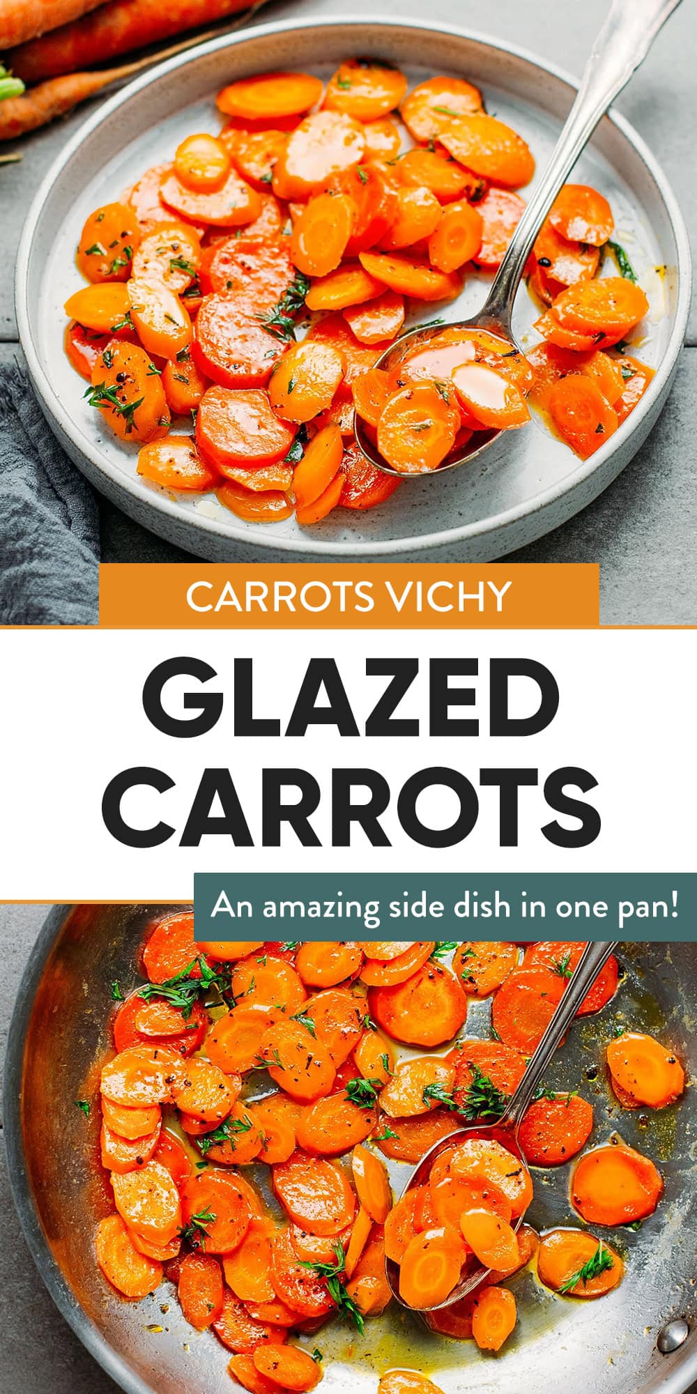 Perfectly tender and buttery carrots cooked until slightly caramelized! The perfect holiday side dish!