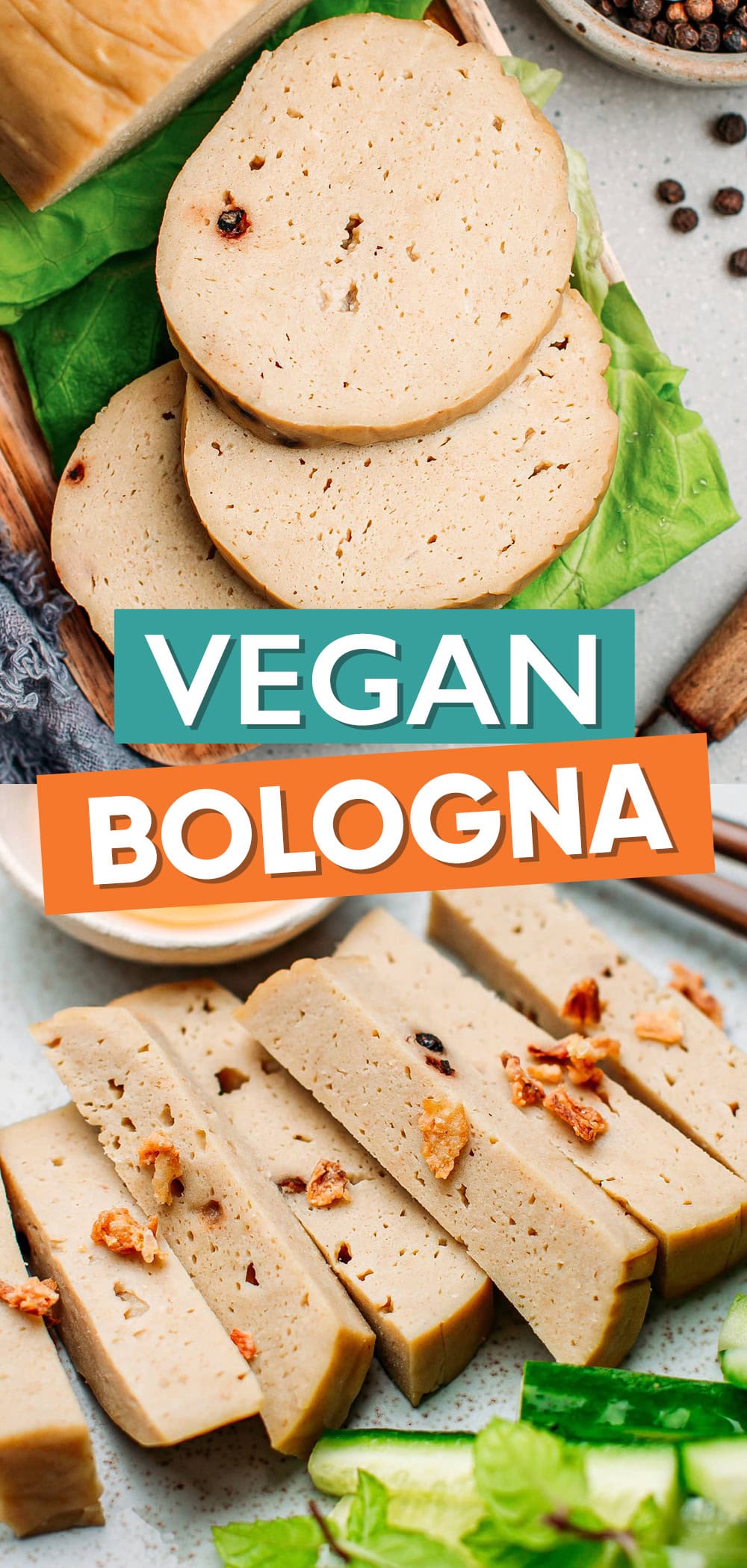 Learn how to make Vietnamese vegan bologna from scratch! This meaty pork roll is prepared with tofu, wheat gluten, and a variety of seasonings. Use it in fresh spring rolls and banh mi, or add it to noodle soups or rice bowls! #bologna #veganmeat #seitan