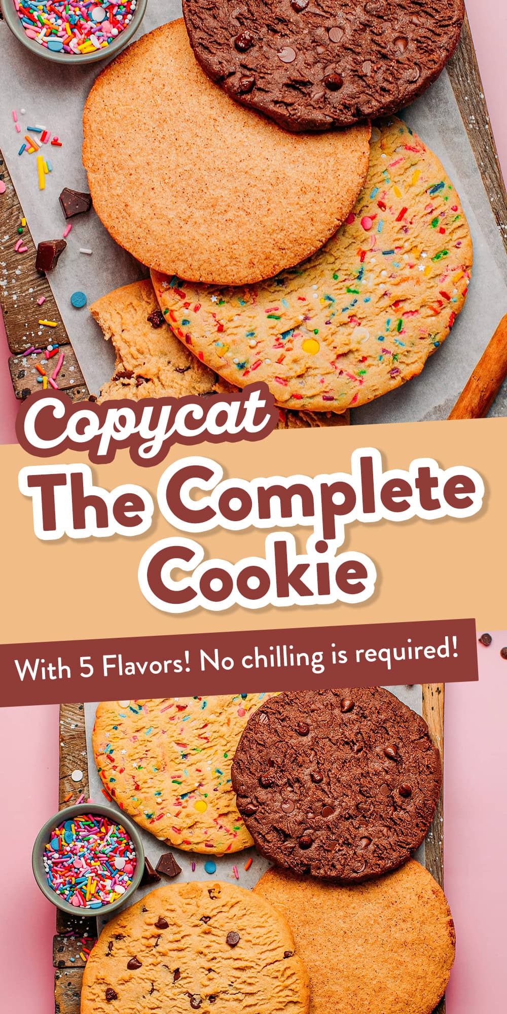 Make your own complete cookies! These chewy and tender cookies are incredibly close to the originals, vegan, and high-protein!