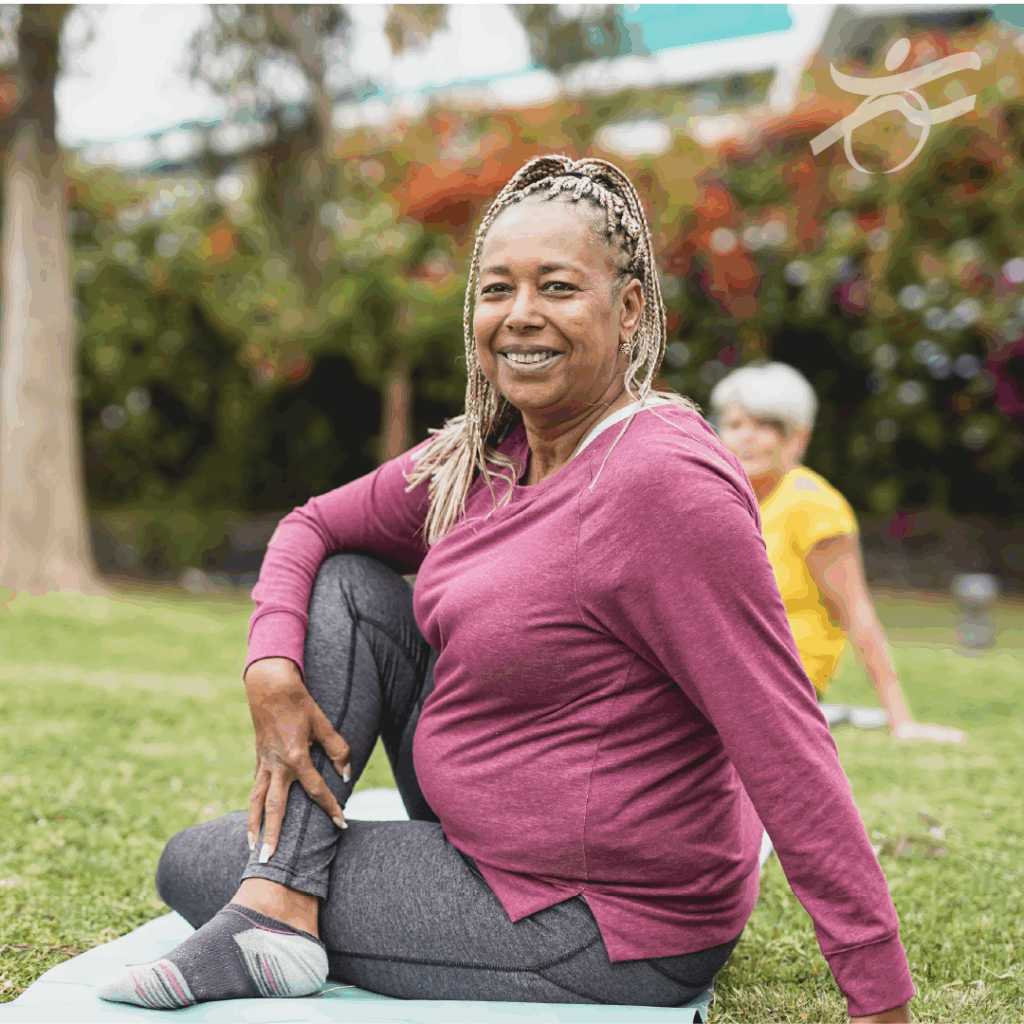 Woman doing yoga