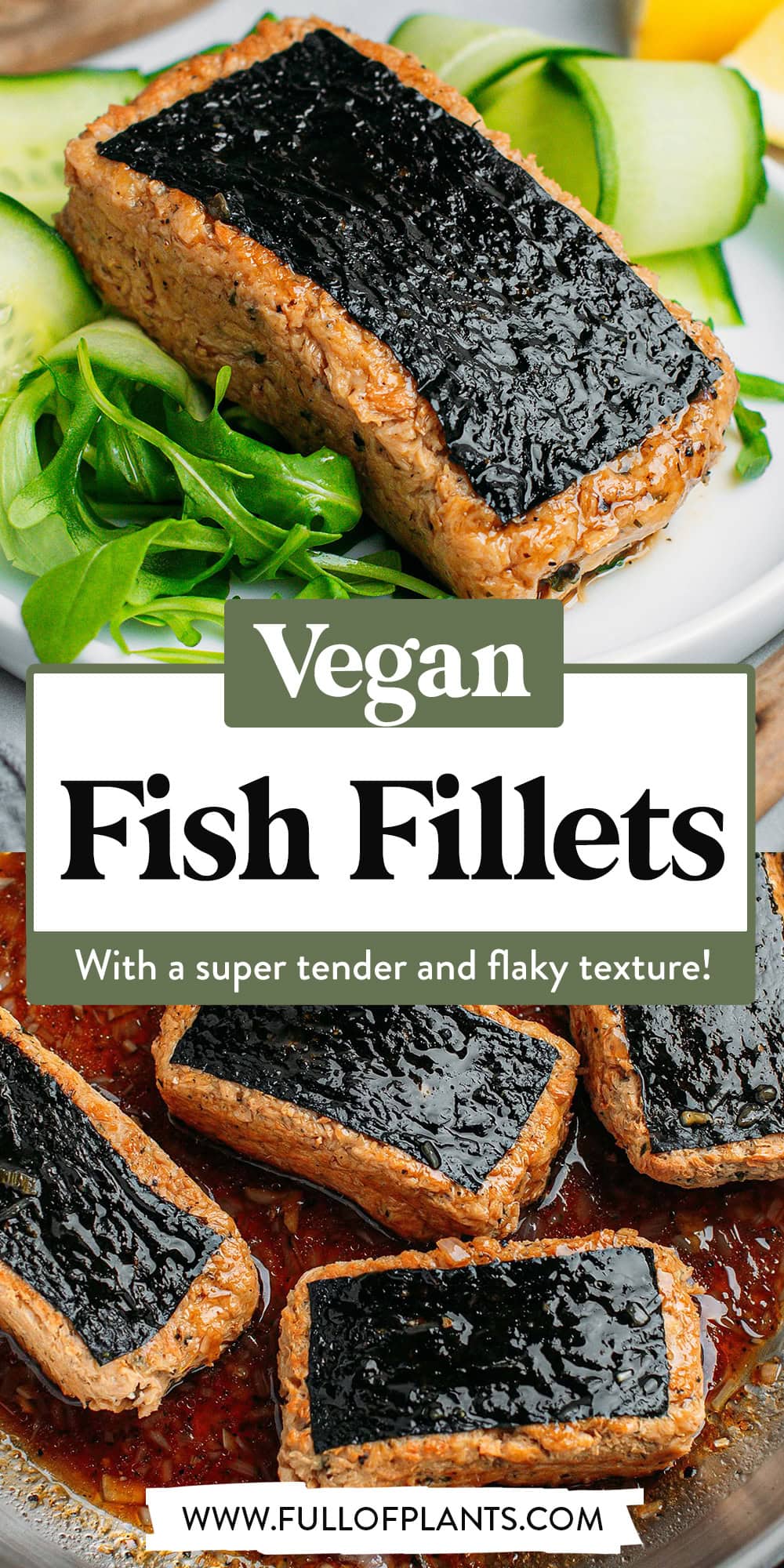 These vegan fish fillets feature a super tender and flaky texture and come with a slightly crispy skin! Each fillet packs 8g of protein, and the best part? They’re ready to enjoy in less than 30 minutes! This is one of the closest fish alternatives I’ve ever tasted!
