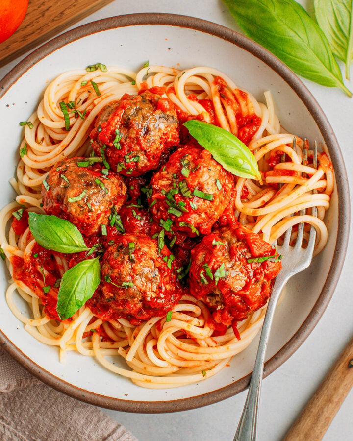 Vegan Spaghetti and Meatballs