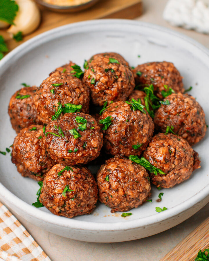 Meaty Vegan Meatballs (Gluten-Free)