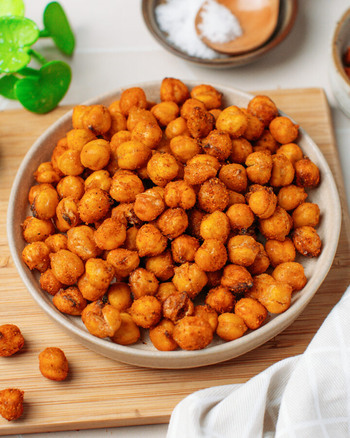Air Fryer Chickpeas (Super Crispy & Smoky)