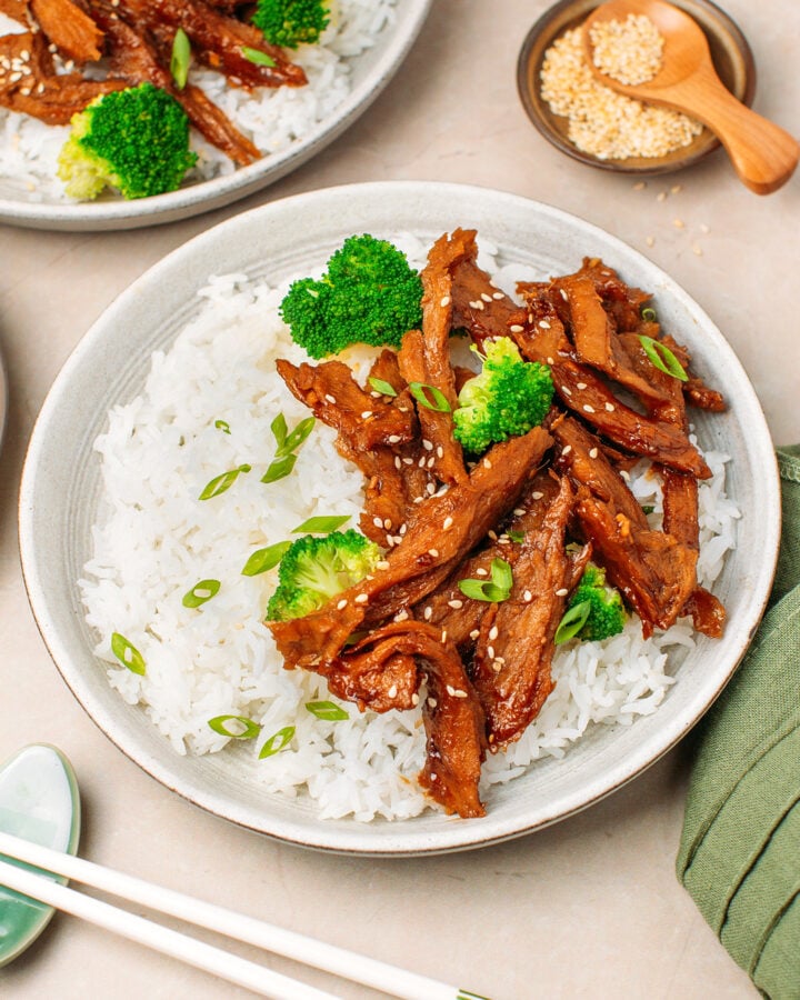 Vegan Teriyaki Chicken